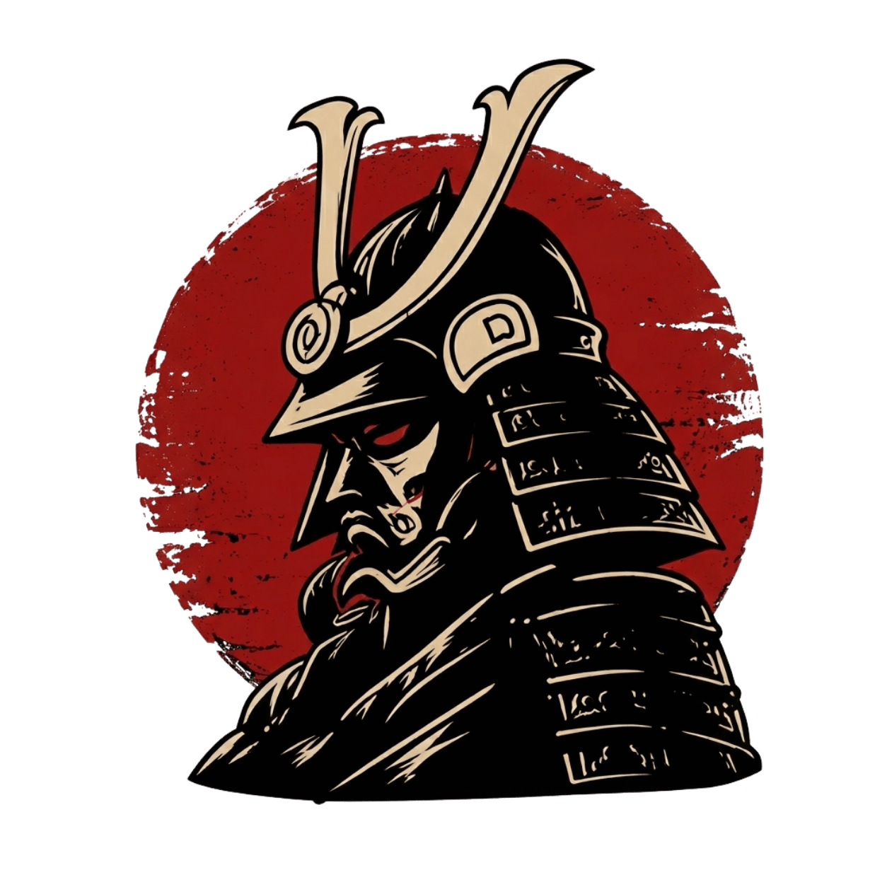 Shogun Exotics samurai mask emblem